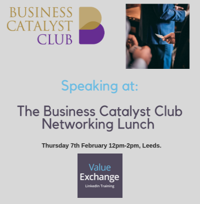 The Business Catalyst Club Networking Lunch