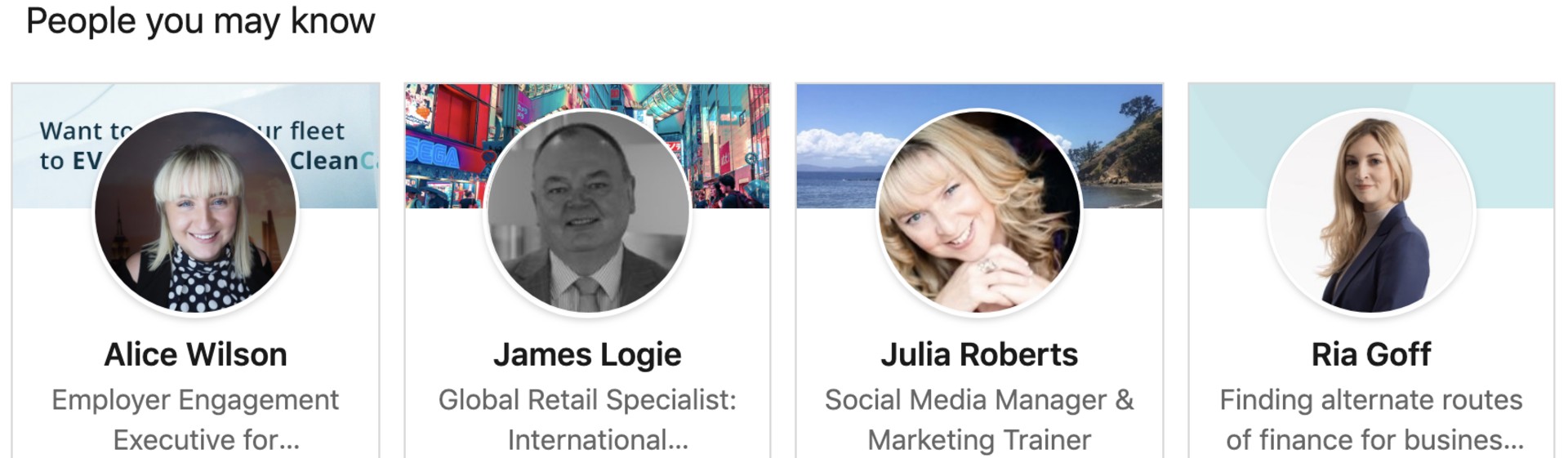 People You May Know on LinkedIn