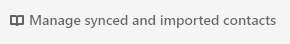 Manage synced and imported contacts on LinkedIn