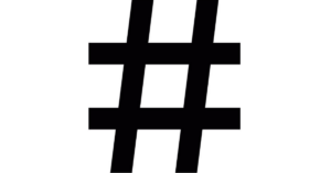 hashtag symbol