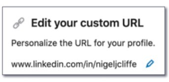 how to edit your custom URL on LinkedIn