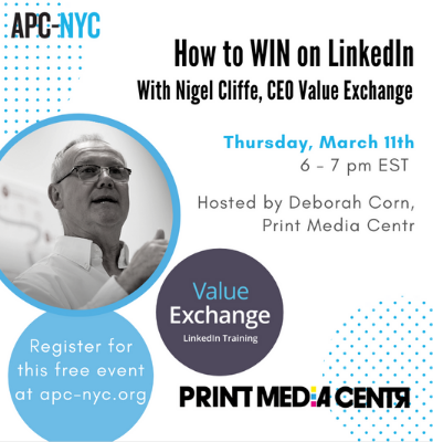 How to win on LinkedIn online event with Nigel Cliffe and Deborah Corn