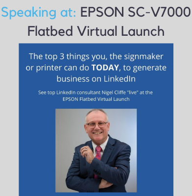 Nigel Cliffe is Speaking at Epson SC-V7000 Flatbed Virtual Launch